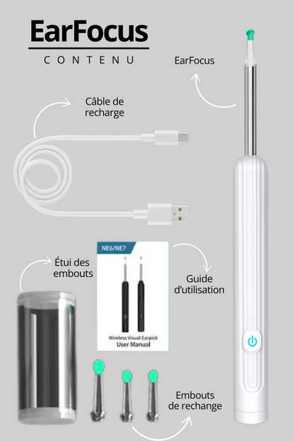 EarFocus - Nettoyage auriculaire précis